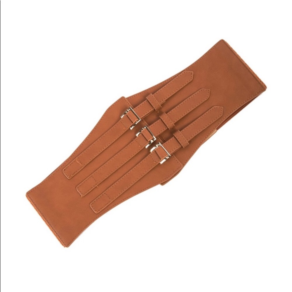Wide Belt Leather Steampunk - Picture 5 of 8